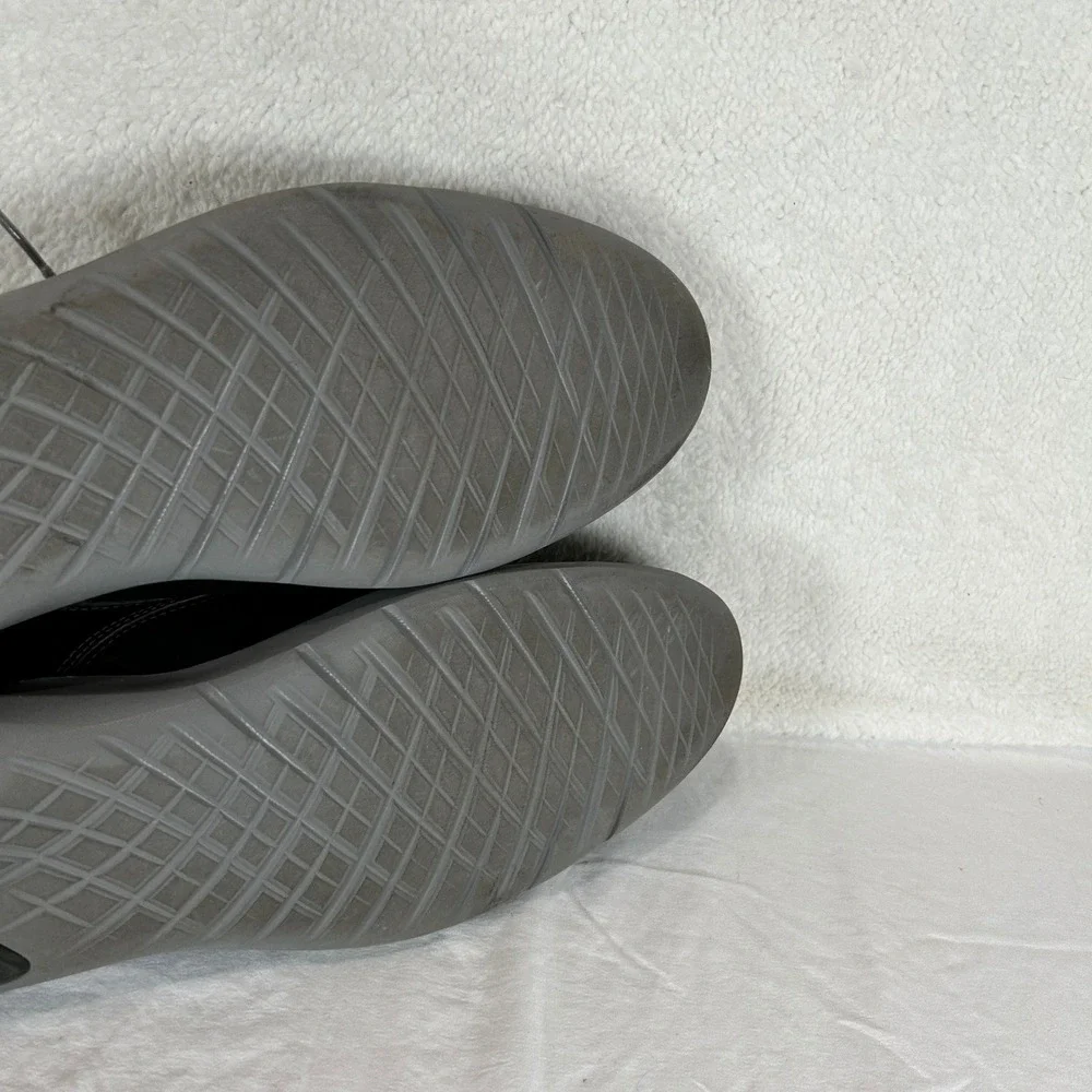 Cole Haan Grand.OS Mens 13M Black Leather Oxford Dress Shoes C28730 Grey Sole